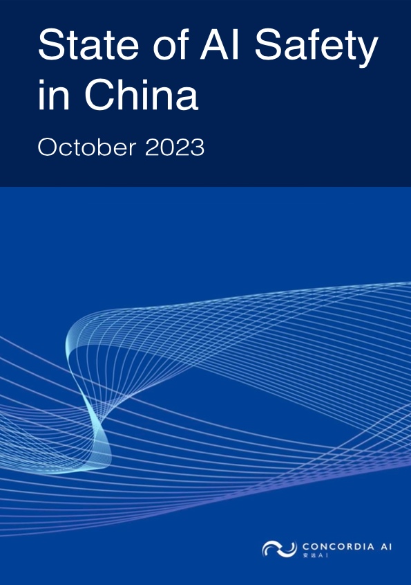 State of AI Safety in China (Oct 2023)
