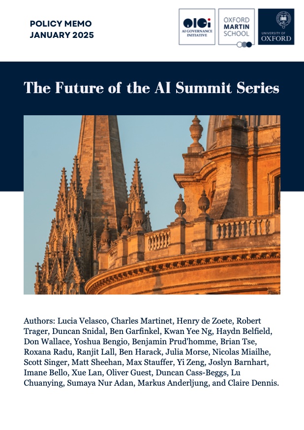 The Future of the AI Summit Series